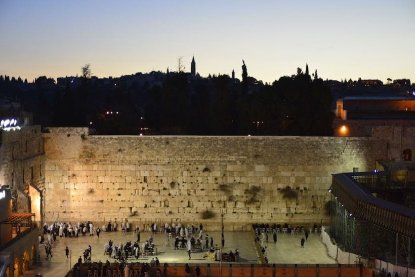 Jérusalem au pied du mur