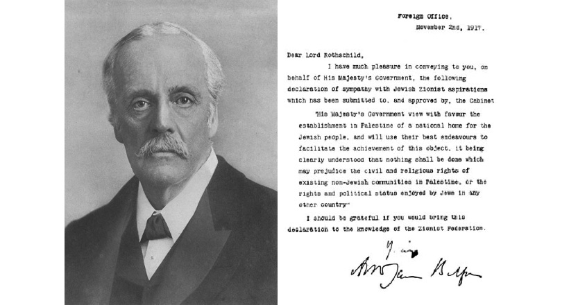 Este día en la historia: la declaración Balfour