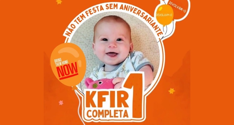 Aniversário de 1 ano de Kfir