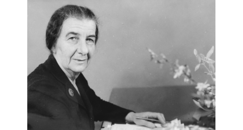 Golda Meir: “Pessimism is a luxury that a Jew can never allow himself”